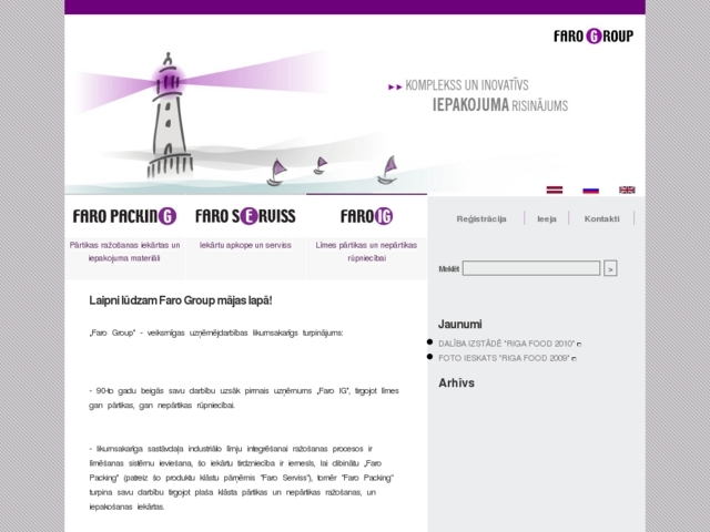 Faro packing, SIA